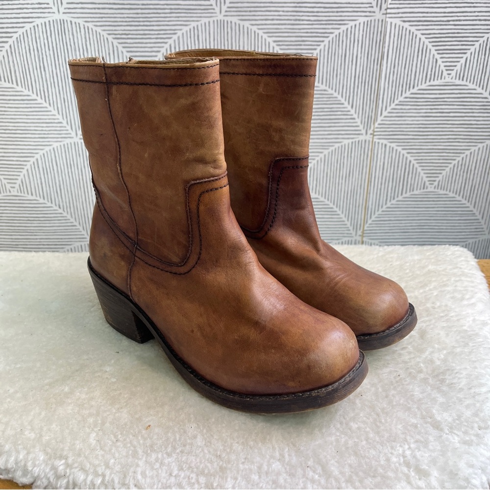 Carvela Kurt Geiger Sherylin Brown Ankle Boots 37